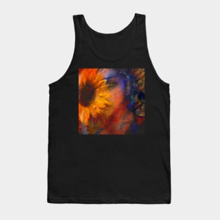 Sunflower Portrait Tank Top